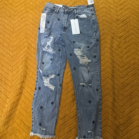 Juniors Distressed Jeans - Picture 1 of 3